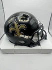 Tyler Shough Signed New Orleans Saints Black Alternate Mini Helmet Fanatics