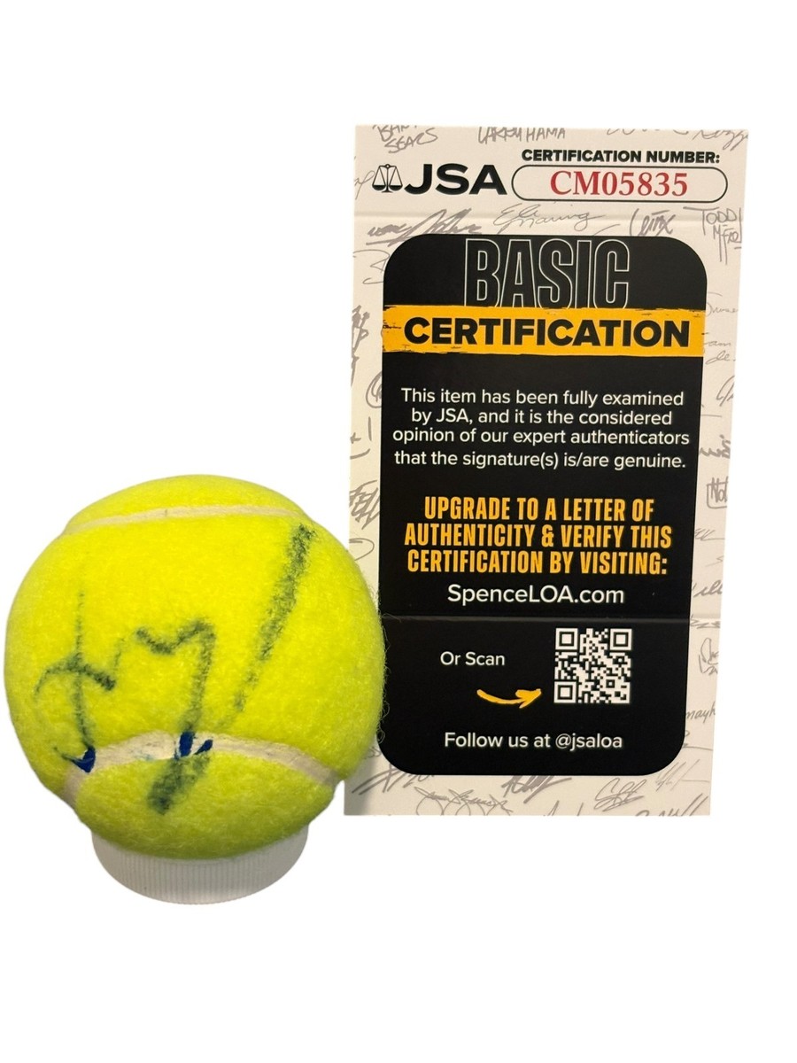 Juan Martín del Potro Signed Autograph Tennis Ball Authentic US