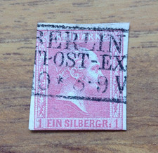 Prussia 1857 1sgr SG9 Used Stamp. Free UK Postage
