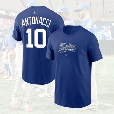 Sam Antonacci #10 Italy Baseball Team 2026 World Baseball Classic T-Shirt S-5XL