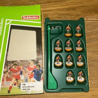 Subbuteo LW 736 Scotland 2nd away 1993 Boxed Vintage Good Condition Lightweight