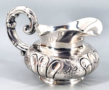 Biedermeier Milch K&auml;nnchen Wasser Wein Krug 12 Lot Silber Decanter Berlin (16)