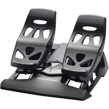 TFRP Flight Rudder Pedals Realistic Flight Simulator Controls with Sliding
