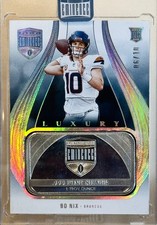 2024 Panini Eminence Bo Nix Luxury Silver Bar RC /10 Denver Broncos Rookie
