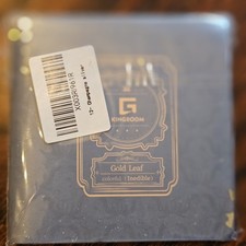 100 Sheet Gold Leaf Sheet, 3.15"x3.15" Booklet Paper ,Silver