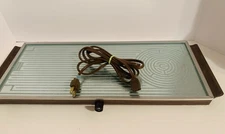 Retro Salton Hotray Automatic Food Warmer Buffet Hot Plate W/wood Handles Works