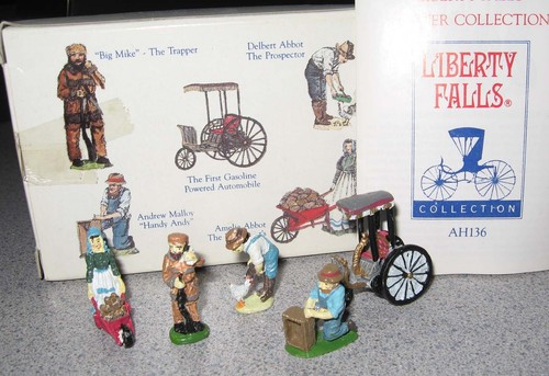 Liberty Falls Miniatur Zinnfiguren AH136 5er Set - 1997 handbemalt - orig - Bild 1 von 2
