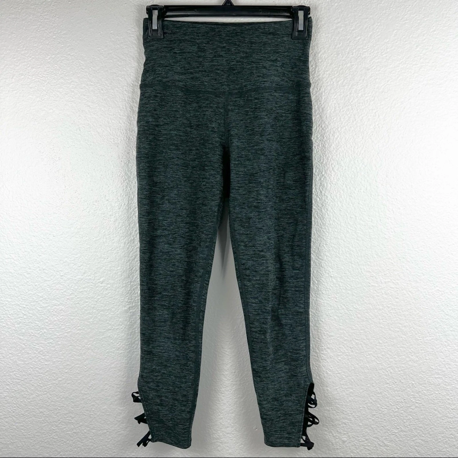 beyond-yoga high rise space dye elastic cuff detail leggings