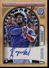 2021 TOPPS GYPSY QUEEN #GQA-SA SHERTEN APOSTEL AUTO TEXAS RANGERS BASEBALL