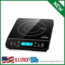 Portable Induction Cooktop, Countertop Burner 1800 Watts, Black