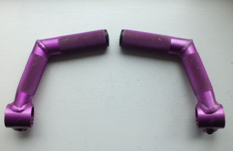 Specialized Dirt Rodz Aluminium Bar Ends Anodised Purple  Vintage early 90's MTB