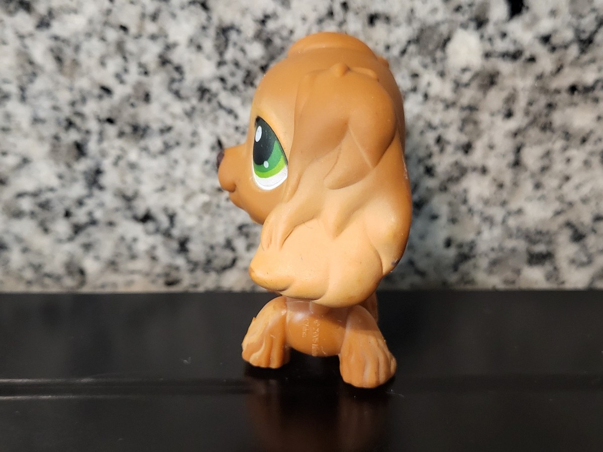 Littlest Pet Shop HASBRO N°252 – Chien Epagneul Authentique, Original, Occasion