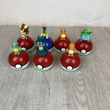 7 Pokemon Mega Construx Poke Balls Lot Munchlax Bulbasaur Cyndaquil Squirtle