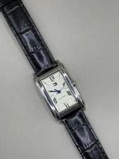 Tommy Hilfiger Rectangular Dress Watch – Roman Numerals Untested / Needs Battery