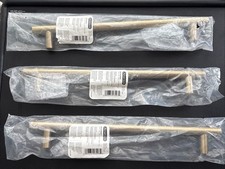 Lot Of 3 - Amerock BP54008BBZ 12" Center Appliance Bar Pull - Golden Champagne