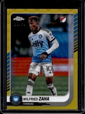 2025 Topps Chrome MLS Wilfried Zaha Gold Refractor #/50 Charlotte