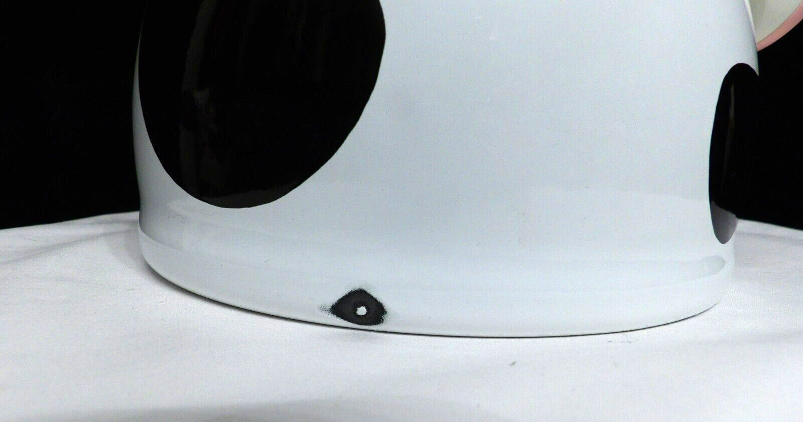 Vintage Kamenstein Cow Tea Kettle Enamel Whistling Teapot Tea Kettle