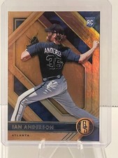 2021 Chronicles Gold Standard Baseball Ian Anderson Rookie Card no.2