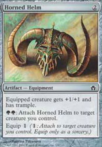 MTG - Horned Helm - Fifth Dawn - NM, English Magic FLAT RATE SHIP