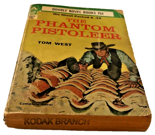 Ace Double Novel Books The Phantom Pistoleer and The Challenger PB Vintage 1960 - Picture 2 of 6