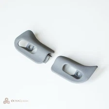 NEW R129 A124 Sun visor trim covers (pair) (SL, W124) 1298110661 Grau Grey