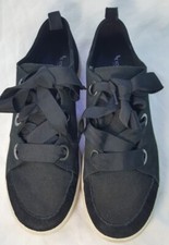 Ugg Koolaburra Women's Sneakers Black Canvas Fashion Shoes Size 8