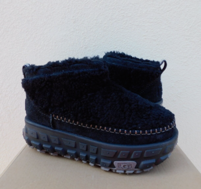 UGG BLACK VENTURE DAZE ULTRA MINI COZY PLATFORM BOOTS, MEN
