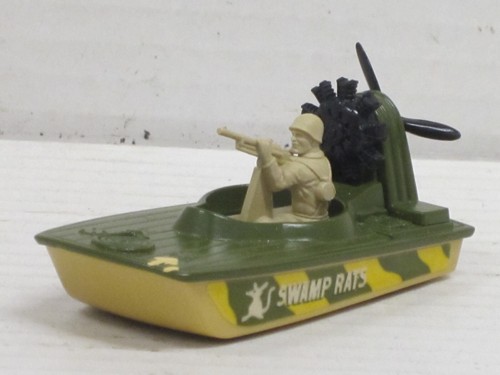 Swamp Rat / Schnellboot in grün/braun ohne Box Matchbox 30 ca. 1:70 - Picture 1 of 4