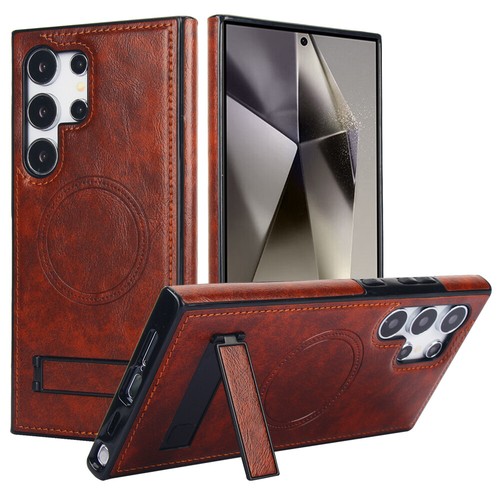 For Samsung Galaxy S24 Ultra S23 FE S22 Plus Luxury Magnetic Bracket Phone Case - Picture 19 of 20