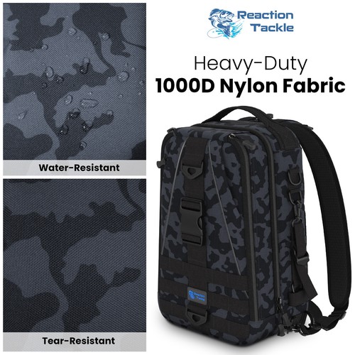 Reaction Tackle Fishing Tackle 2-in-1 Sling Bag/Backpack- 3 Sizes - Picture 6 of 11