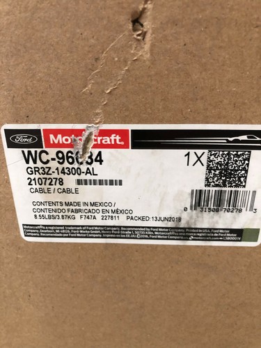 NEW MOTORCRAFT WC-96634 BATTERY CABLE WIRING HARNESS FOR 2016-2017 MUSTANG 3.7L* - Picture 8 of 8
