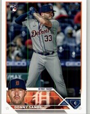 2023 Topps Donny Sands Rookie #416 RC Detroit Tigers