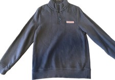 Vineyard Vines Pullover Sweater Jacket Boys Small 8-10 Blue Martha s Vineyard