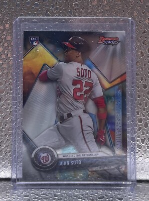 2018 Bowman Best Juan Soto Nationals RC NS-JS Neophyte Sensations