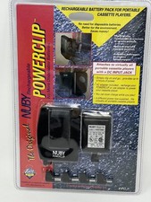 The Original NUBY Rechargeable Powerclip Battery Pack for Cassette Players NEW