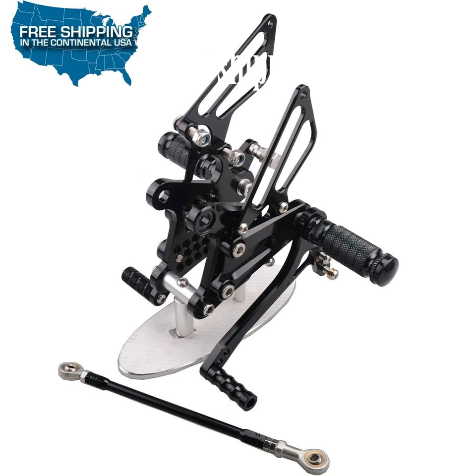 Juego de estriberas traseras de freno trasero para Kawasaki Ninja ZX6R 2009-2023 ZX636 EE. UU. Foto 2 de 4