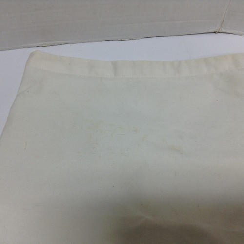 Cream Cotton Canvas Bag Style Basket LINER Insert ONLY 14x12x5 - Picture 4 of 6