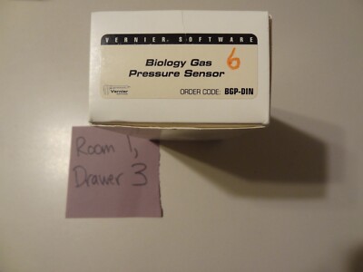 Vernier Software Biology Gas Pressure Sensor BGP-DIN as Shown See Details