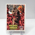 MICHAEL JORDAN  1997-98 SKYBOX HOOPS  league leader  INSERT card  CHICAGO BULLS