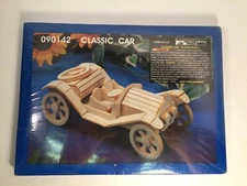 New Harbor Freight Tools Classic Car Wooden Model Kit Craft # 090142