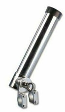 1 Porta canna in acciaio inox 316 a battagliola pulpito per barca regolabile 360