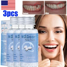 3Pack False Teeth Solid Glue Temporary Tooth Repair Moldable Teeth Gap Filler