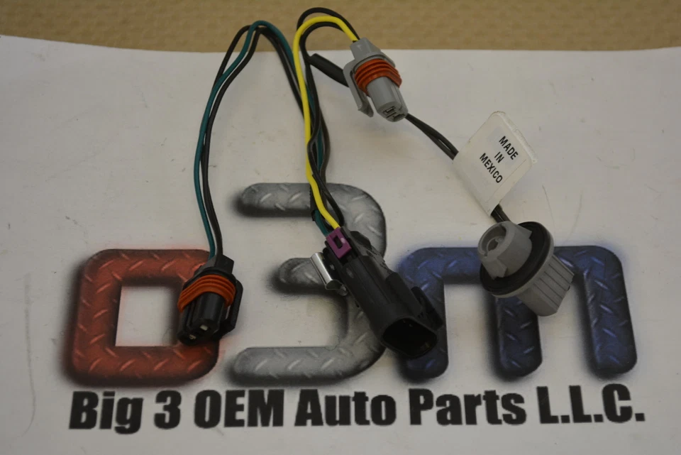 2004-2008 Pontiac Grand Prix farol dianteiro chicote de fios novo fabricante de equipamento original 16530756 - Imagem 2 de 3