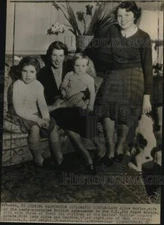 1952 Press Photo Lady Alice Makins, wife of British ambassador with her children
