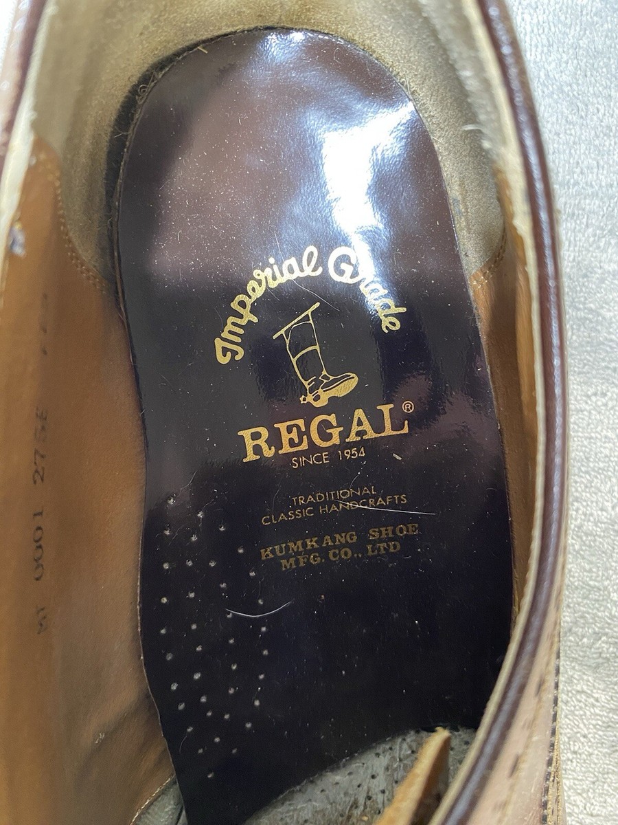 Regal Imperial Grade 275 E Black US Size 9.5 Oxfords Leather