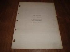 New Holland Combine 1400 1500 Field Training Guide 40481200