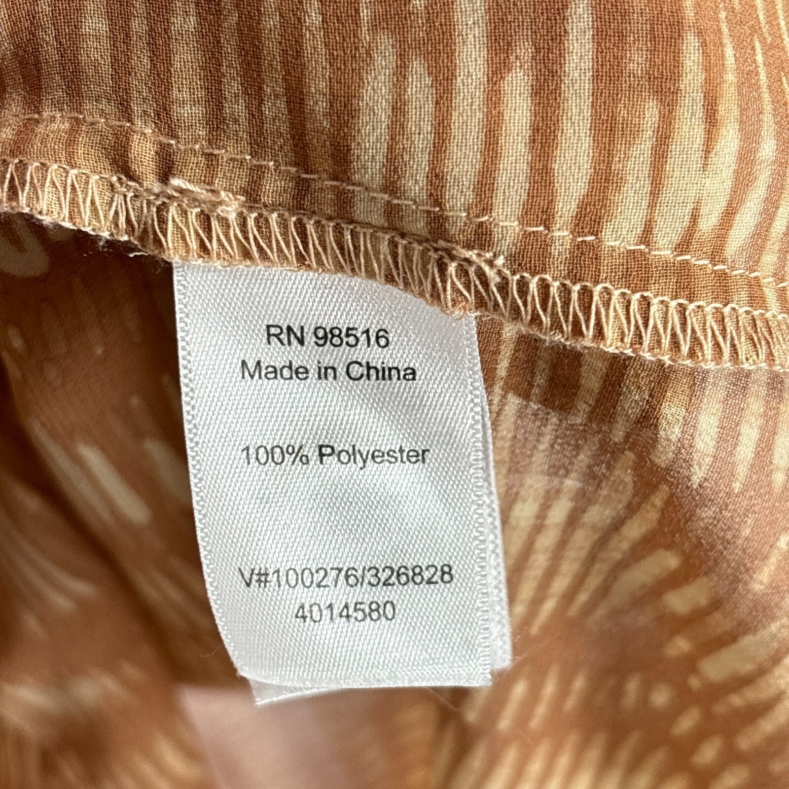 coldwater creek lightweight earthy print blouse t… - image 8