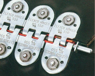 Flexco 375XJ18NC Bolt Hinged Belt Fasteners (Box of 1 Set)