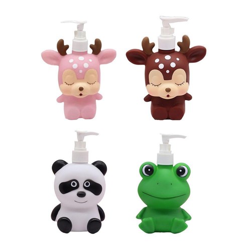 Kinder Handseife Cartoon Duschgel Shampoo Flasche Kinder 300ml D0P1
