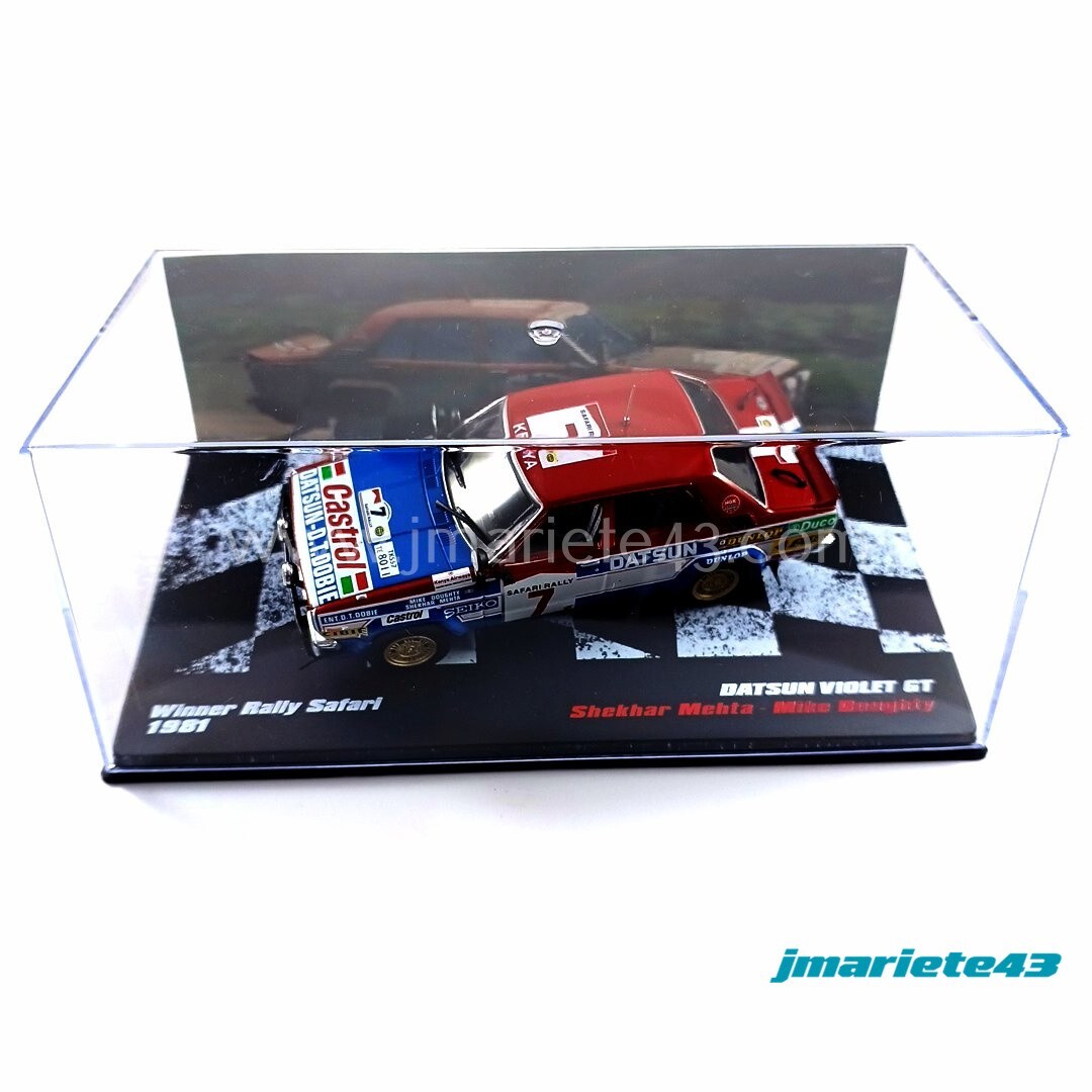 Datsun Violet GT #7 S. Mehta - M. Doughty Rally Safari 1981 1:43
